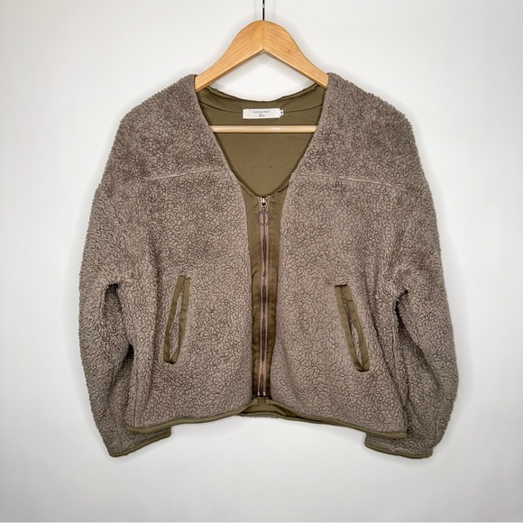 SAMANSA MOS2 BLUE JACKET OUTERWEAR LONGSLEEVE OLIVE GREEN SIZE MEDIUM COVER UP - Picture 1 of 8